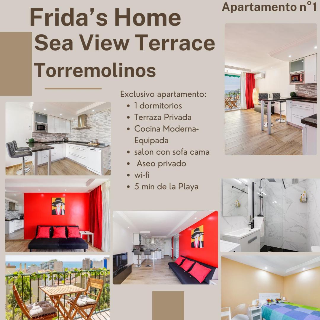 Frida'S Home-Sea View Terrace Torremolinos Ngoại thất bức ảnh